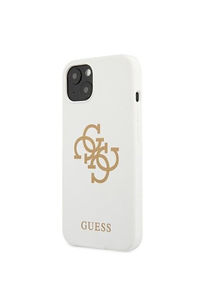 NO BRAND Husă Guess din silicon cu logo 4G pentru iPhone 13 mini, husă din si...