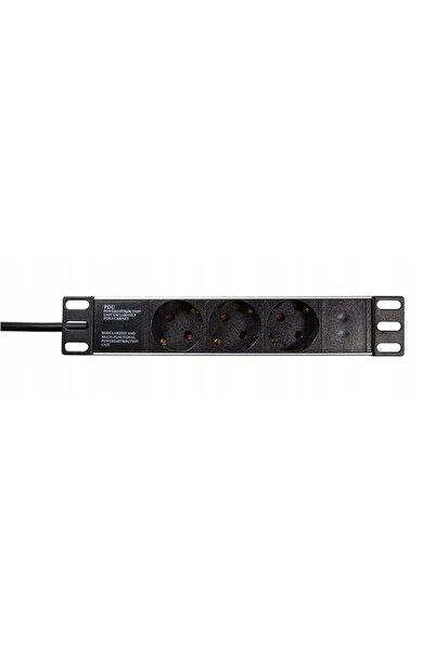 LogiLink PDU de rack 10U, cu 3 prize, 3600W, cu împământare
