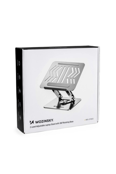 WOZINSKY Suport laptop din aluminiu, rotativ, pentru laptopuri de până la 17,...