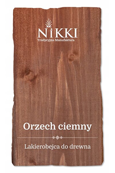NO BRAND Lac pentru Lemn 3W1 Extra Lazura Nuc Închis Semimatt 1L Protecție UV