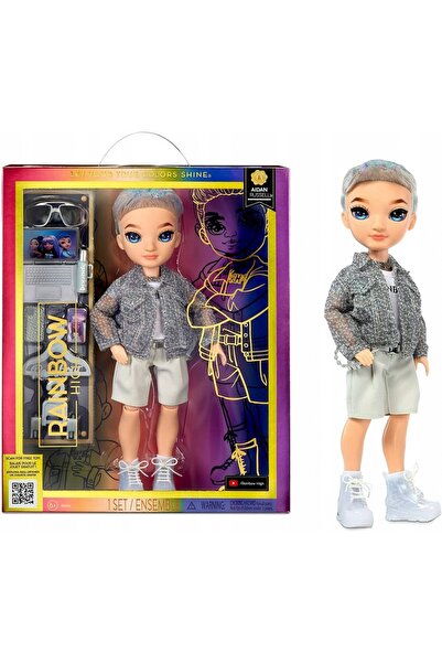 MGA RAINBOW HIGH JUNIOR HIGH LALKA AIDAN RUSSELL + accesorii