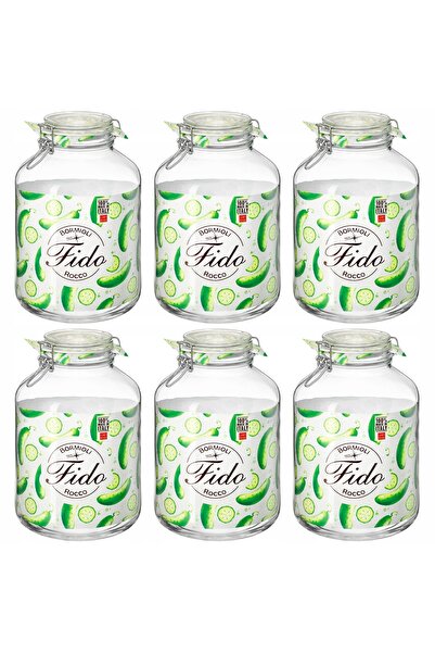Bormioli Rocco Borcan de sticlă cu sigiliu pentru produse alimentare, produse...