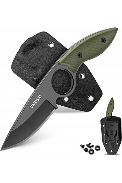 NO BRAND CUȚIT CU LAMĂ FIXĂ OMEISIO CU G10 ȘI KYDEX: CUȚIT TACTIC RESISTENT! ...