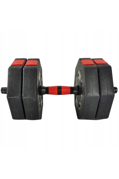 EB FIT Ganteră kettlebell cu greutate reglabilă 10 kg, mânere pentru flotări
