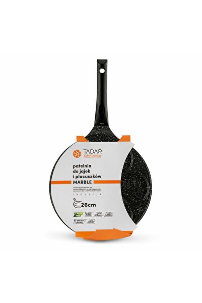 Tadar Tigaie pentru clătite cu ouă, cu strat de marmură, compatibilă cu induc...