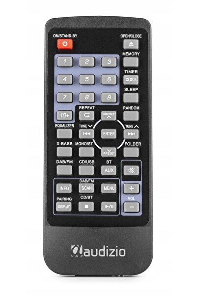 NO BRAND Radio digital DAB+ FM cu CD, Bluetooth, USB și telecomandă