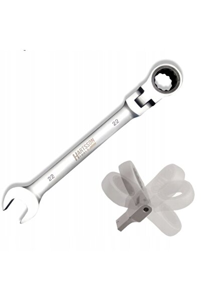 dedra 14GP56 Cheie cu clichet cu cap flexibil CrV de 22mm