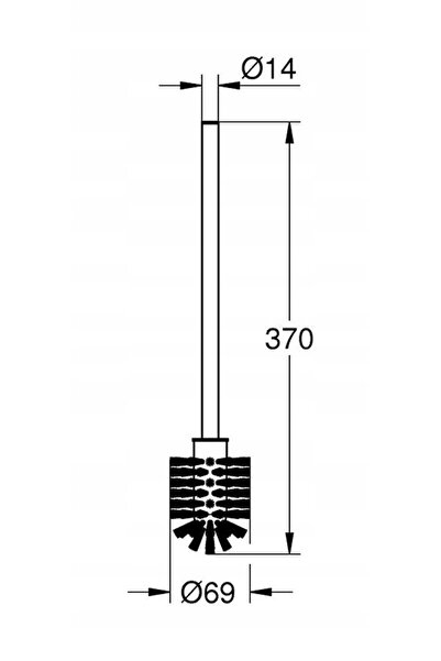 Grohe Essentials Perie de toaletă de rezervă 40392000