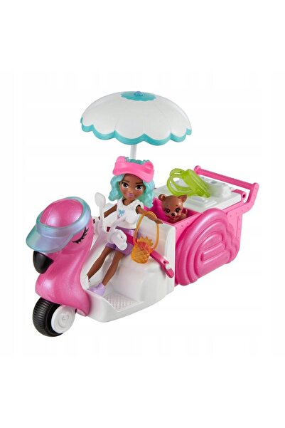 Polly Pocket LALKA FLAMING WÓZEK set de joacă pentru copii +4 ani