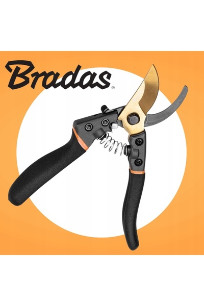 Bradas Foarfecă de grădină D pentru tăiere, tăietor manual pentru flori și ar...
