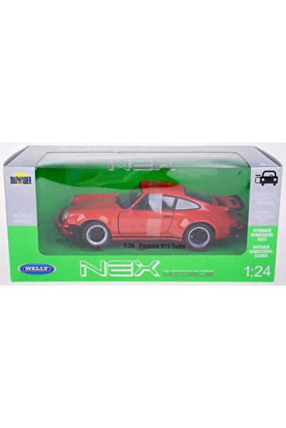 WELLY 1974 PORSCHE 911 TURBO MODEL 1:24 ROȘU