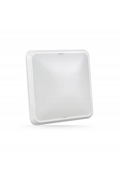 LUMAX Plafonieră pătrată 25x25cm cu senzor, Sferă Stand-by 12W 900lm 4000K