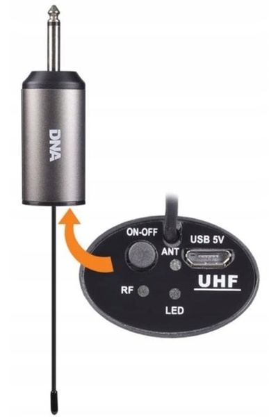NO BRAND SET MICROFON DYNAMIC FĂRĂ FIR 518-542 MHz DNA FU VOCAL SET