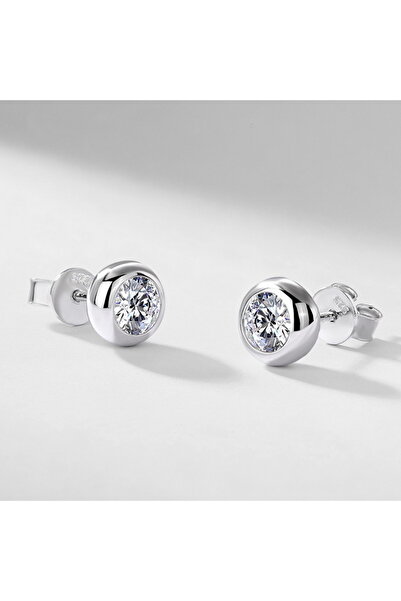 Choice XZS-ED082 925 Sterling Silver Earrings Simplicity Zircon for Women Lux...