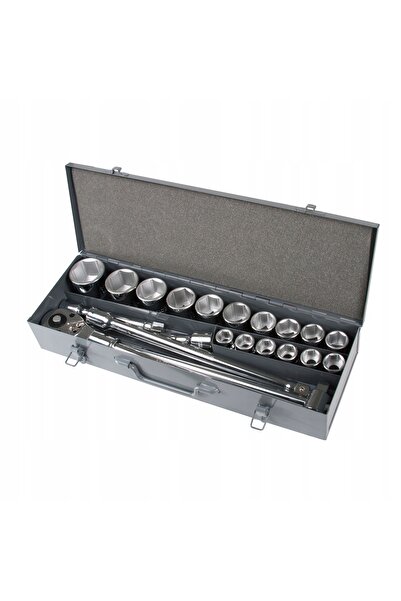 Proline Set chei tubulare 3/4 19-50mm CrV 21 piese 18811