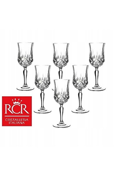 RCR Pahare de sticlă pentru vin alb, vin roșu, apă Opera transparente 230ml 6...