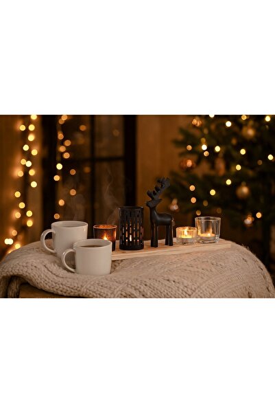 Home Styling Collection Set de suporturi pentru lumânări tealight de Crăciun ...