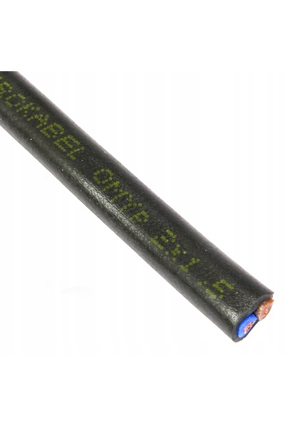 NO BRAND Cablu OMYp 2x1.5 plat, negru, cablu OMYp 2x1.5mm² 100m