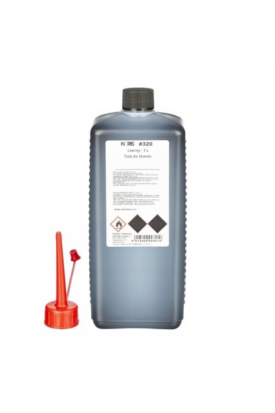 NO BRAND Cerneală pentru textile NORIS 320 1L negru