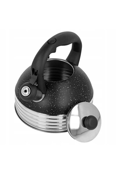 Brunbeste Ceainic tradițional din oțel de 2.5L, pentru inducție și gaz, cu fl...