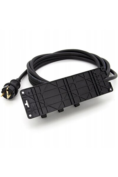 NO BRAND Prelungitor electric polonez 15m 3x2.5 cauciucat, cu 3 prize