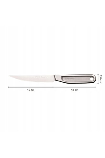 FiSKARS CUȚIT DIN OȚEL INTEGRAL PENTRU ROȘIȚE 12CM 1062888
