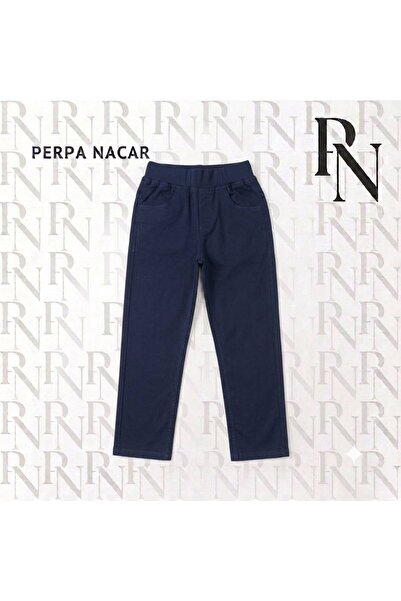 Nacar Okul Formaları Unisex Çocuk Ribana Bel Pantolon