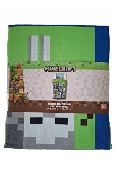 NO BRAND Lenjerie de pat din bumbac MINECRAFT 160x200