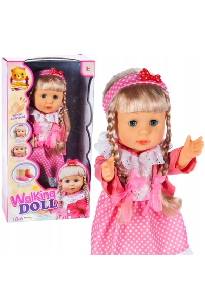 NO BRAND Păpușa LALKA BELINDA INTERACTIVĂ Cântă Vorbește Merge Cadou pentru F...