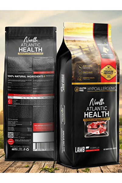 Mutamin North Atlantic Health Kuzu Etli Köpek Maması 15 KG - Direkt Fabrikada...
