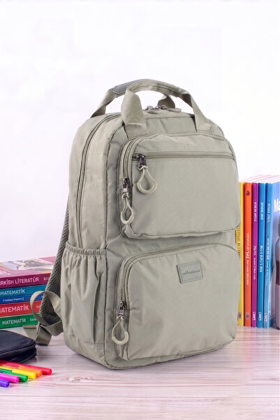 Lifonbag Unisex Large Size Multi-Compartment Water-Resistant Backpack (45X35 ...