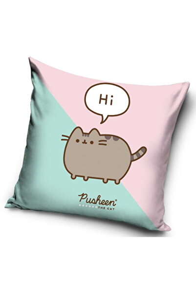 CARBOTEX Pernă pentru copii 40x40 Pisicuța Pusheen Catifea