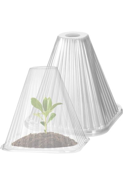Generic Brand 20pcs cloches pentru plantes de grădină, cloche de grădină réut...
