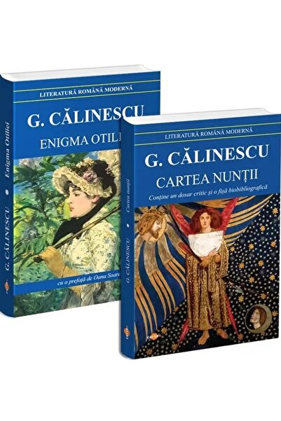 Cartex Pachet 2 carti: Cartea nuntii + Enigma Otiliei - George Calinescu