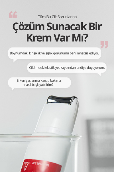 DERMATORY Kırışıklık Karşıtı, Masaj Başlıklı Yüz&Boyun Kremi Retinal Spicule Wrinkle&Neck Cream