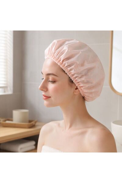 idei Căciulă de baie cu model decorativ 26cm, bandă elastică confortabilă, cu...