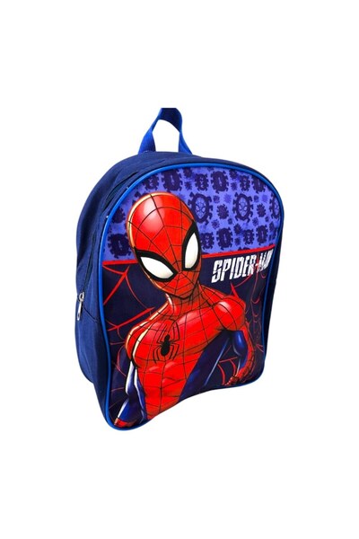 OEM Rucsac copii Spiderman, albastru, 30x26x10 cm, bretele ajustabile