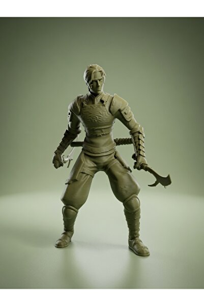 Metin2 Ninja Figür - 10 cm Dekoratif Oyun Figürü - Dekoratif Biblo Masa Süsü Hediyelik