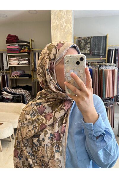 efdal şal eşarp Efdal Tulip Pattern Shawl