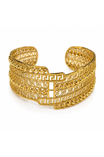 BELLA CİAO Gold-Tone Cuff Bracelet – Design 29