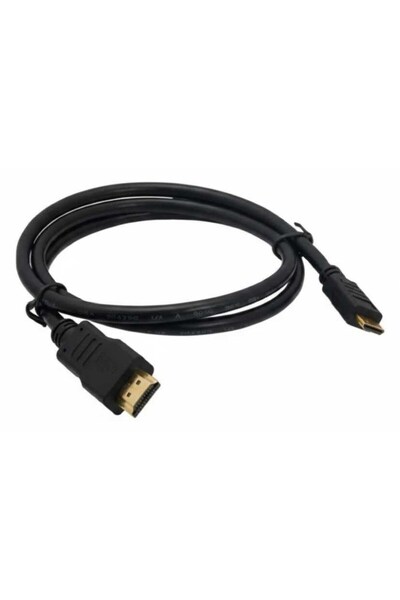 EmAyCenter Mini HDMI to HDMI Görüntü ve Ses Aktarım Kablosu 1.5 Metre Siyah