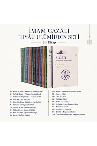 Miras Yayınları Nefis ve Kalp Terbiyesi Külliyatı (20 Kitap)
