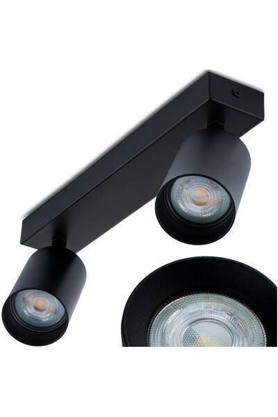 Lumiled Plafonieră SPOT TUBA Spot Halogen Oblic 2x GU10 TABULA