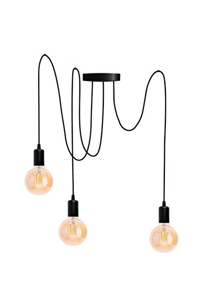Lumiled Lustră suspendată ARANE SPIDER, cu 3 brațe, pentru LED, 3x E27