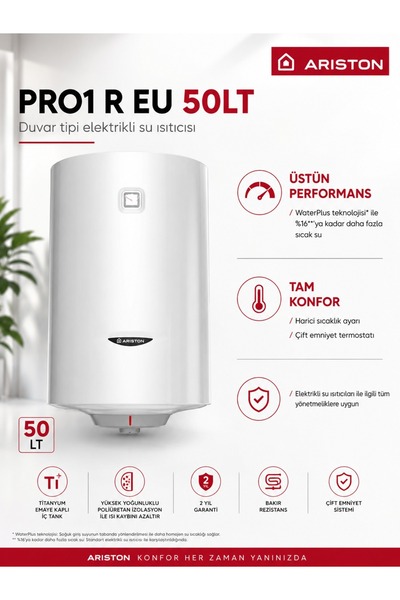 Ariston PRO 1 R VTD/VTS 50LT