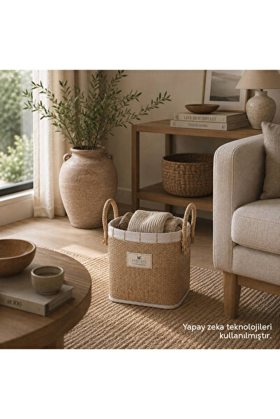 Penelope Sepia Sepet Small Natural - 27X24 cm
