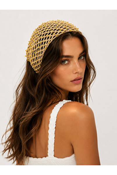 ByBurcuGuler Sequin Knitted Bandana