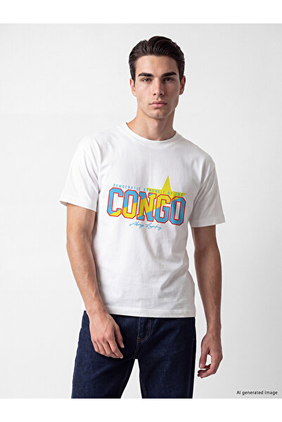 LC Waikiki Lcw Kidscrew Neck Congo Printed Boys' T-Shirt