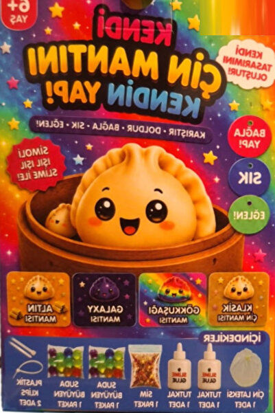 Ztoys Kendi Çin Mantını Kendin Yap! Squishy Dumling Gizemli renkli Sukuşi Çin...