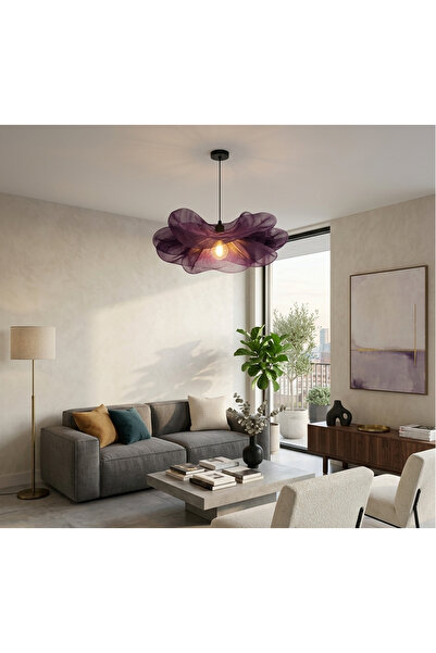 SuMavisi Dalgalı Form Modern Sarkıt Avize & El Yapımı & Aydınlatma